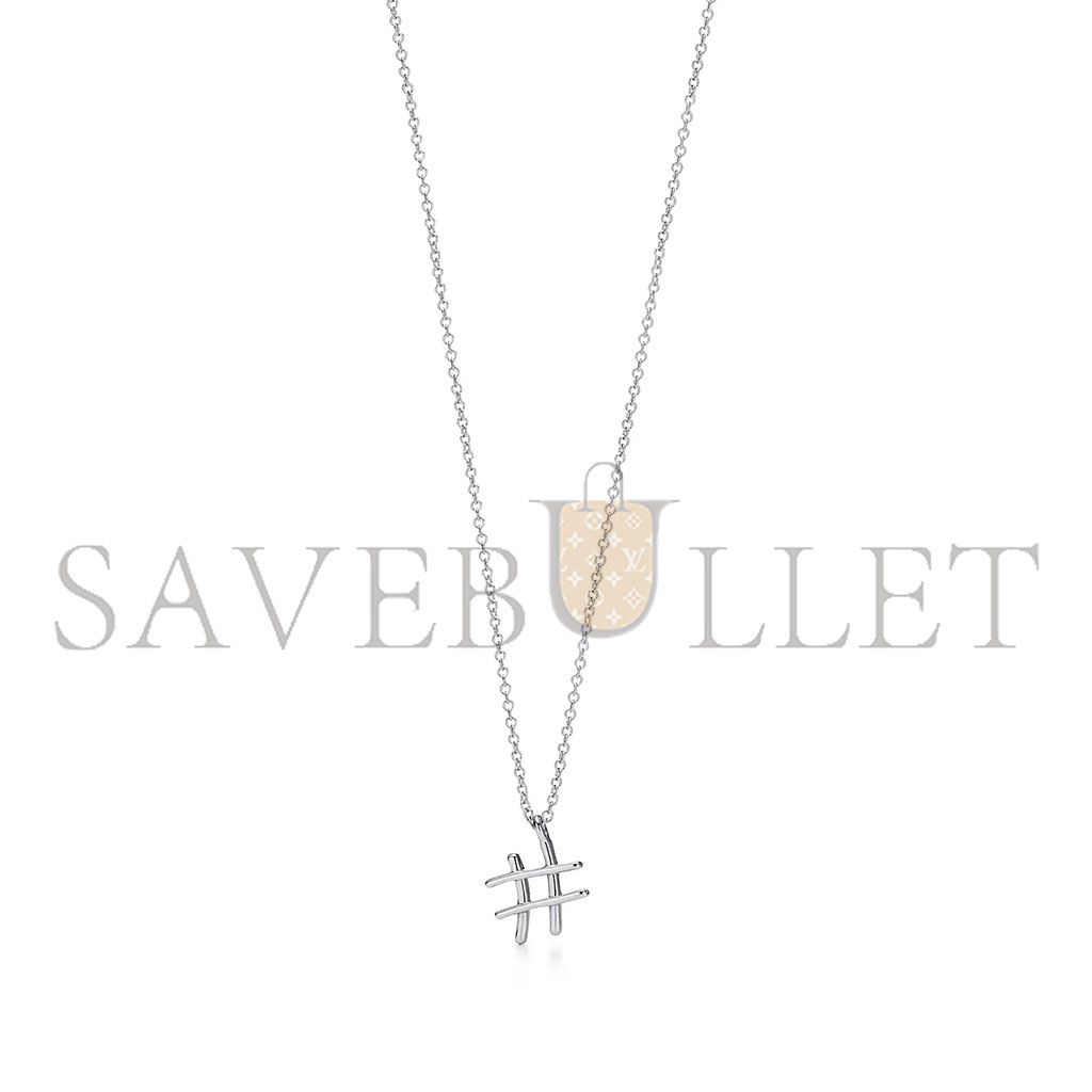 TIFFANY PALOMA'S GRAFFITI HASHTAG PENDANT 67938844